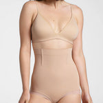 Cinch High Waisted Brief - Rose Beige - Ambra Corporation 