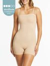 Powerlite Bandeau Shapesuit - Rose Beige