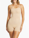 Powerlite Bandeau Shapesuit - Rose Beige