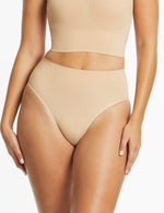 Powerlite Hi Cut Brief - Rose Beige