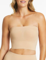 Powerlite Longline Bandeau - Rose Beige