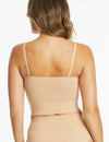 Powerlite Longline Bandeau - Rose Beige