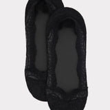 2pp Lace Footlet Black