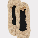 2pp Lace Footlet Natural