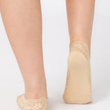 2pp Lace Footlet Natural