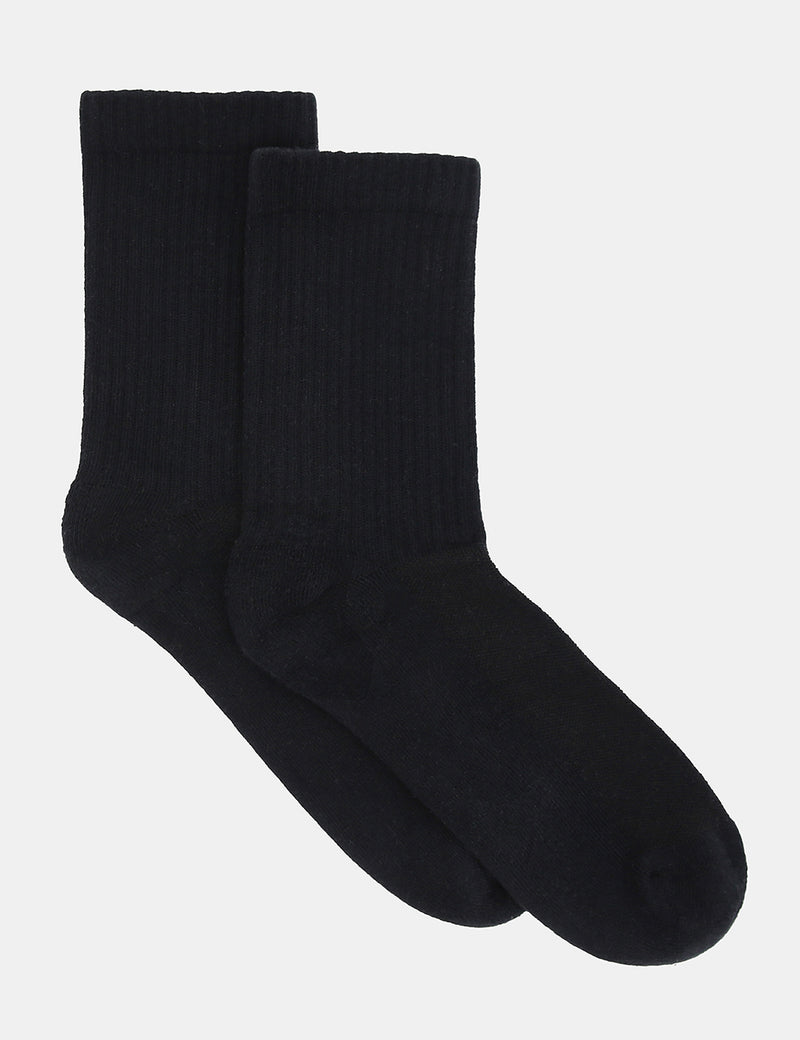 Active High Ankle Socks - Black