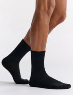 Active High Ankle Socks - Black