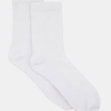 Active High Ankle Socks - White
