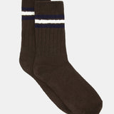 Chunky Rib Tennis Crew Sock - Cappuccino