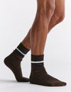 Chunky Rib Tennis Crew Sock - Cappuccino