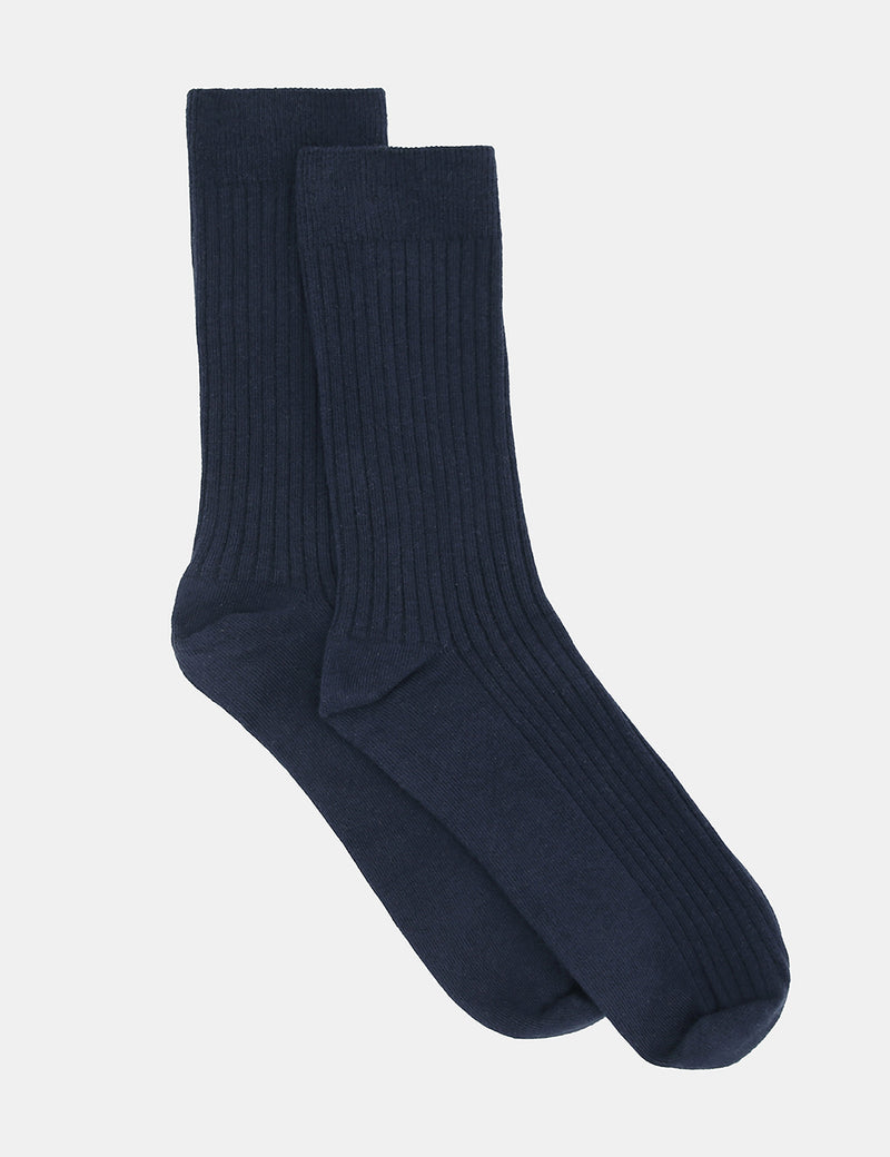 Organic Cotton Crew Sock - Eclipse