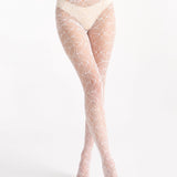 Petal Lace Tight - White