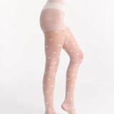 Polka Dot Tight - White