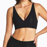 Thinvisible Cotton Longline Moulded Cup Bra - Black