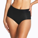 Thinvisible Cotton Waisted Brief - Black