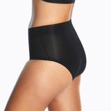 Thinvisible Cotton Waisted Brief - Black