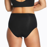 Thinvisible Cotton Waisted Brief - Black