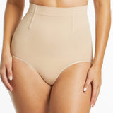 It's a Cinch Hi Waisted Full Brief - Rose Dust