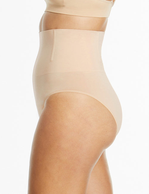 Soft Fusion Hi Waist Brief - Nude