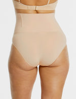 Soft Fusion Hi Waist Brief - Nude