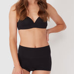 2 Pack Seamless Smoothies Shortie - Black - Ambra Corporation 