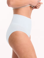 2 Pack Seamless Smoothies Full Brief - Steel/Cool Blue