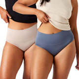 2 Pack Seamless Smoothies G-String- Steel / Mushroom