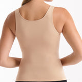 Seamless Smoothies Reversible Shelf Bra Tank - Rose Beige