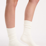 Slouchy Home Sock - Buttercream