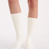 Slouchy Home Sock - Buttercream