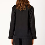 Poly Satin Long Sleeve Shirt & Sleep Pant Gift Box