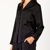 Poly Satin Long Sleeve Shirt & Sleep Pant Gift Box