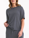 relaxed lounge tee, ambra loungewear