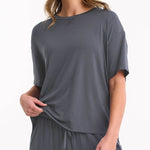 relaxed lounge tee, ambra loungewear