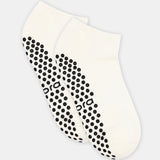 Organic Cotton Grip Anklet - Buttercream