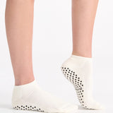 Organic Cotton Grip Anklet - Buttercream