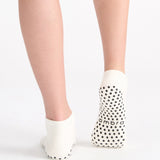 Organic Cotton Grip Anklet - Buttercream