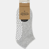 Organic Cotton Grip Anklet - Grey Marle