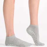 Organic Cotton Grip Anklet - Grey Marle