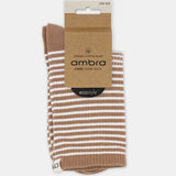 Organic Cotton Stripe Crew - Husk