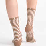 Organic Cotton Stripe Crew - Husk