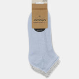Organic Cotton Low Cut Sock 2 Pair - Seaspray/Grey Marle