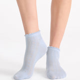 Organic Cotton Low Cut Sock 2 Pair - Seaspray/Grey Marle
