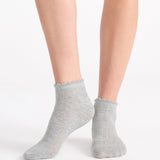 Organic Cotton Low Cut Sock 2 Pair - Seaspray/Grey Marle