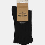 Organic Cotton Ruffle Sock - Black