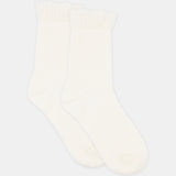 Organic Cotton Ruffle Sock - Buttercream
