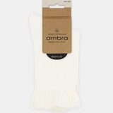 Organic Cotton Ruffle Sock - Buttercream
