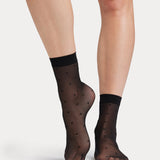 Spacious Spot Anklet - Black