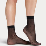 Spacious Spot Anklet - Black