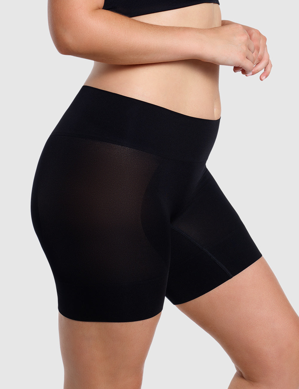 Curvesque Anti Chafing Short - Black - Ambra Corporation 